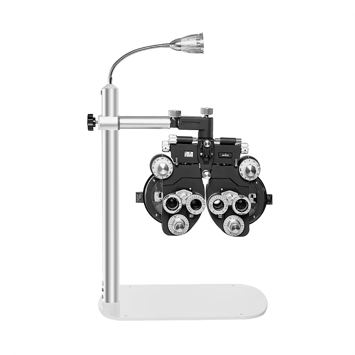 Phoropter Stand Vision Tester Arm Support Desktop Use, Simple Ophthalmic Phoropter Arm Bracket Table Stand with Light