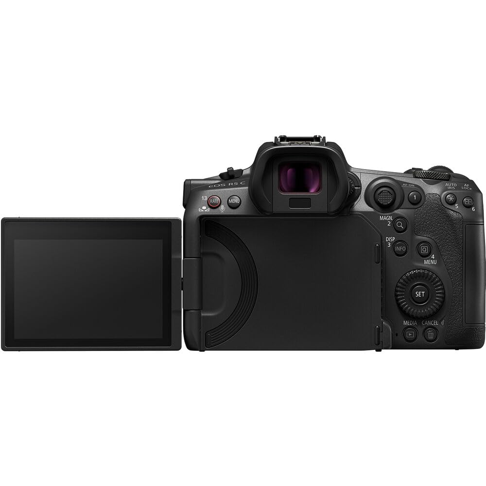 Canon EOS R5 C Mirrorless Cinema Camera Kit with RF 24-70mm f/2.8 Lens | 45MP Full-Frame, 8K RAW Video, Dual Pixel AF, Hybrid Photo & Cinema (5077C024) + 64GB Memory Card + Canon Shoulder Bag