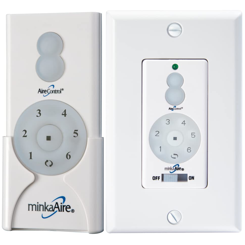 MINKA-AIRE Sleek 60in Smart Ceiling Fan with LED Light, Remote Control, Model F868L-CL/CL