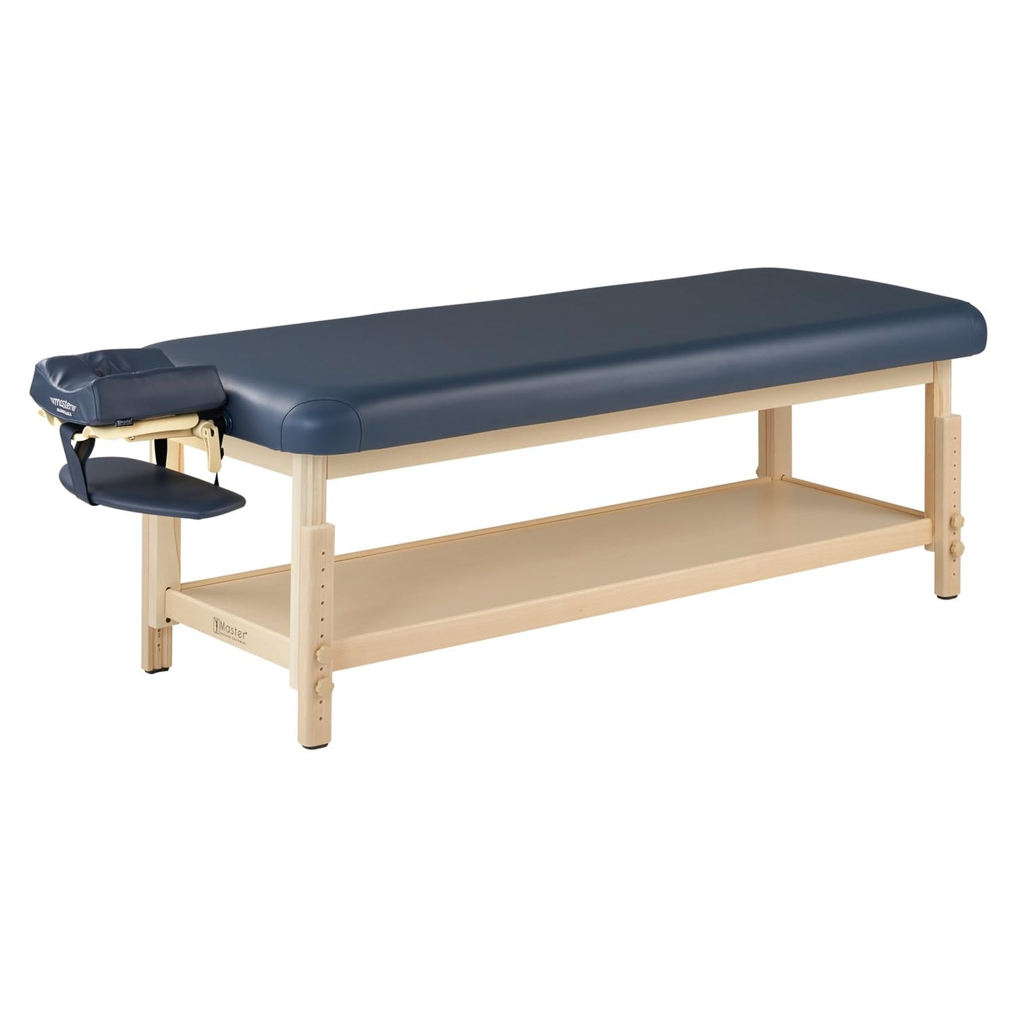 Master Massage 30" Laguna Comfort Wooden Stationary Massage Table Spa Table, Height Adjustable Flat Physical Therapy Bed-Medical Clinical Treatment Bed-Salon Beauty Bed-Facial Tattoo Aesthetic Bed.