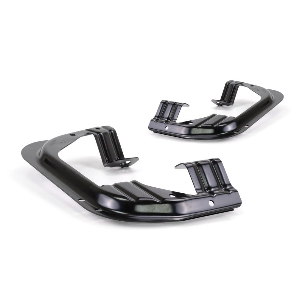 KarParts360 Fog Light Bracket Pair for 2011-2018 RAM 1500/2500/3500, Steel, Model CLX-M0-USA-REPD013701-CL