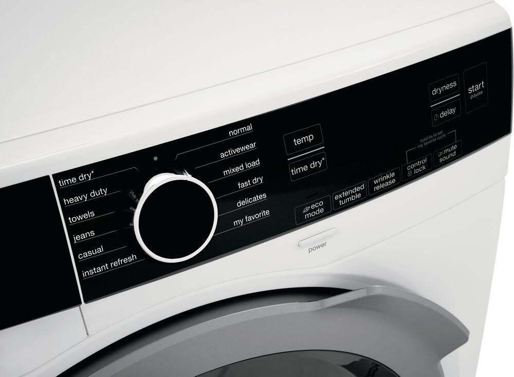 Electrolux 24 in. 4.0 cu. ft. Compact Stackable Electric Ventless Dryer in White with Instant Refresh ELFE4222AW
