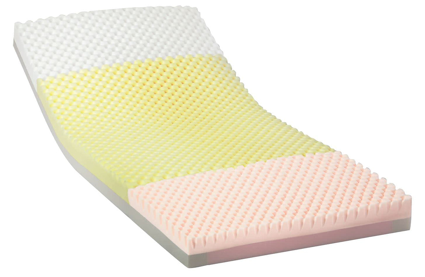 Invacare Hospital Bed Mattress, Solace Prevention Mattresses, Dual-Layer Foam with Zoned Pressure Relief, Fortress Cut Top, Fluid-Resistant Waterproof Cover & Welded Zipper, Made in USA (36"x80"x6")