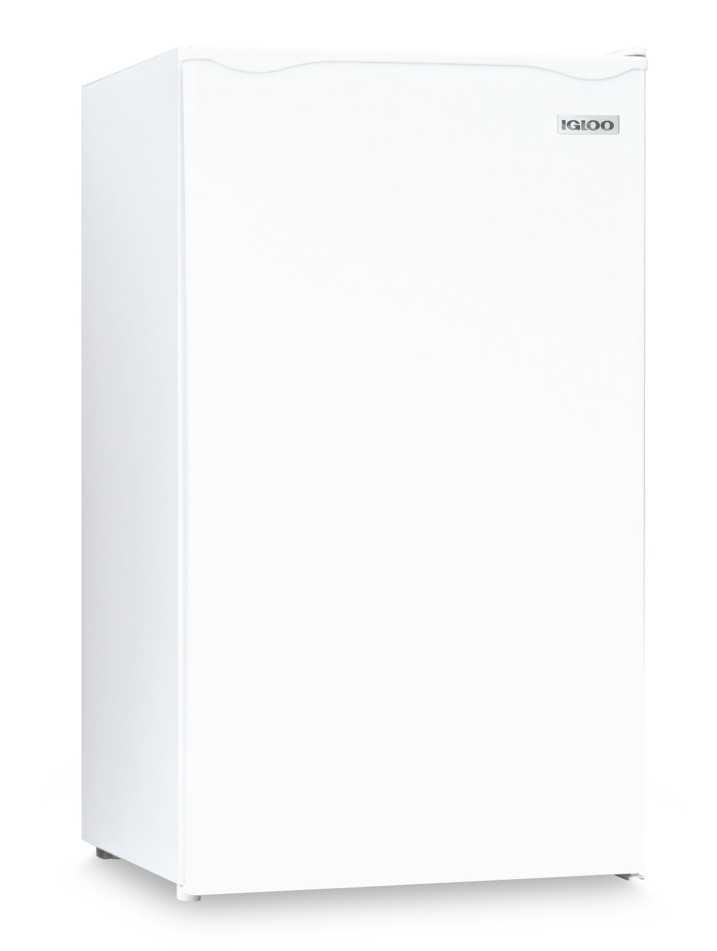 Igloo 3.2 Cu.Ft. Mini Fridge with Freezer - Single Door Compact Refrigerator with Glass Shelves for Homes, Dorms & Offices- Keep Snacks, Drinks & Frozen Foods Cool with Temperature Control Mini Fridge