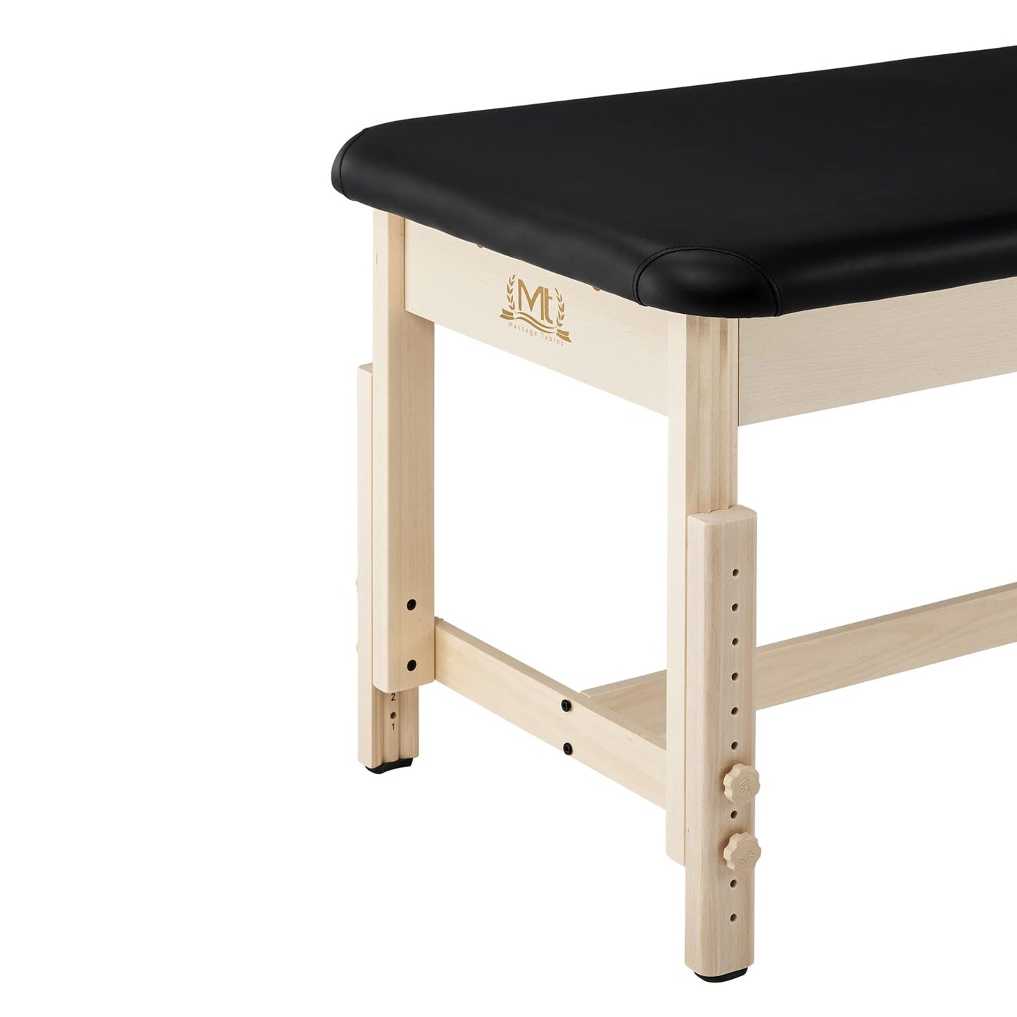 MT Harvey Treatment Stationary Massage Table for Clinic,Massage and Acupuncture(Black)