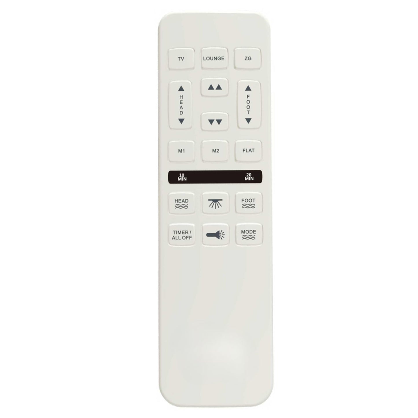 King Adjustable Bed Base with Three Vibration Modes and Head and Foot Position Adjustments