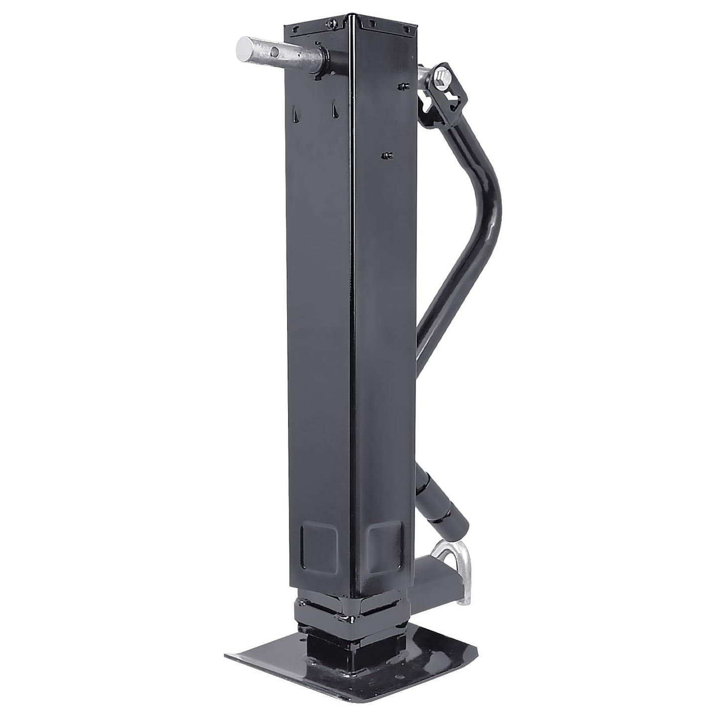 12000 lbs Weld-On Square Tube Trailer Jack Heavy Duty Side Wind 26" Travel