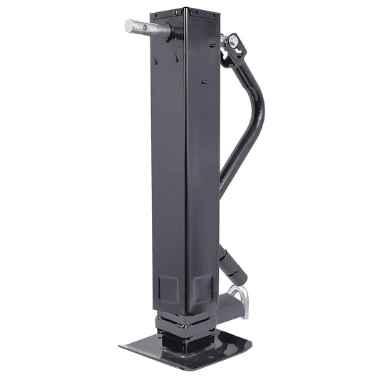12000 lbs Weld-On Square Tube Trailer Jack Heavy Duty Side Wind 26" Travel