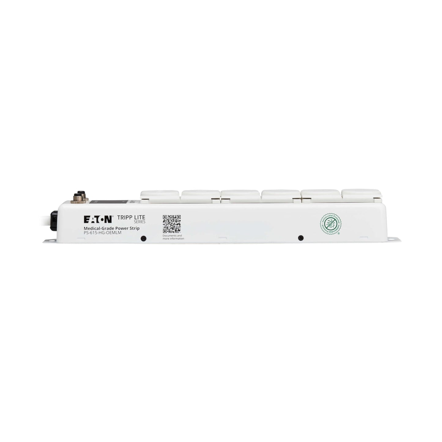 Tripp Lite Eaton Medical Hospital Power Strip for Patient Care Vicinity, UL 1363A Certified, 6 Outlets + 15ft Cord, Cart & IV Pole Mount Option, Lifetime Manufacturer's Warranty (PS-615-HG-OEMLM)