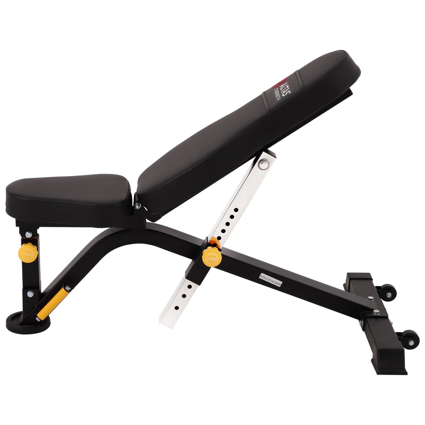 Altas Strength Adjustable Utility Bench Your Home Gym Smith Machine Accessory Flat Incline Military Press Decline Abdominal Light Commercial Equipment 4006