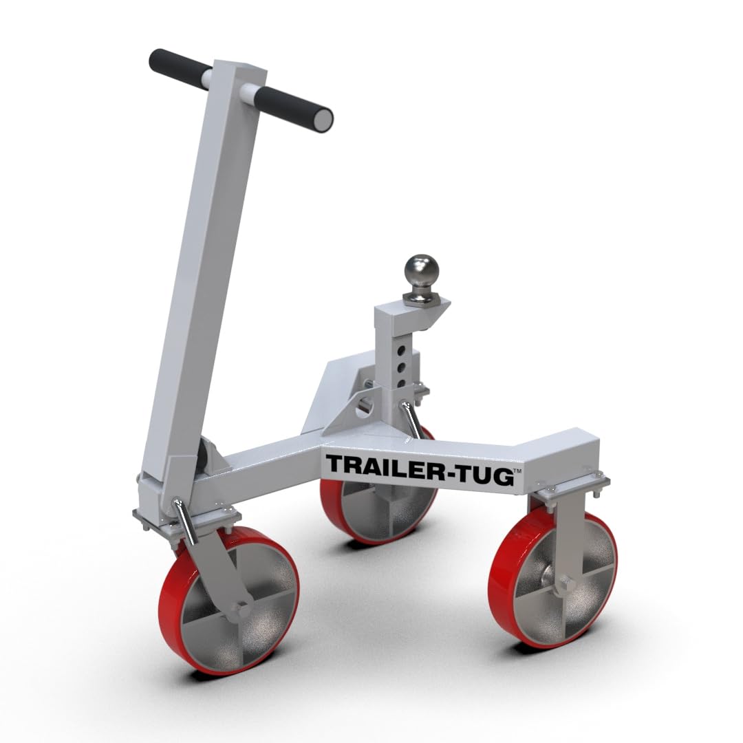 Trailer Tug - Supports up to 20,000LBS - 3,500 lb Max Tongue Weight - Mover for RV, Boat, Camper, Flatbed, Enclosed Trailers - Heavy Duty - World's Greatest Trailer Dolly
