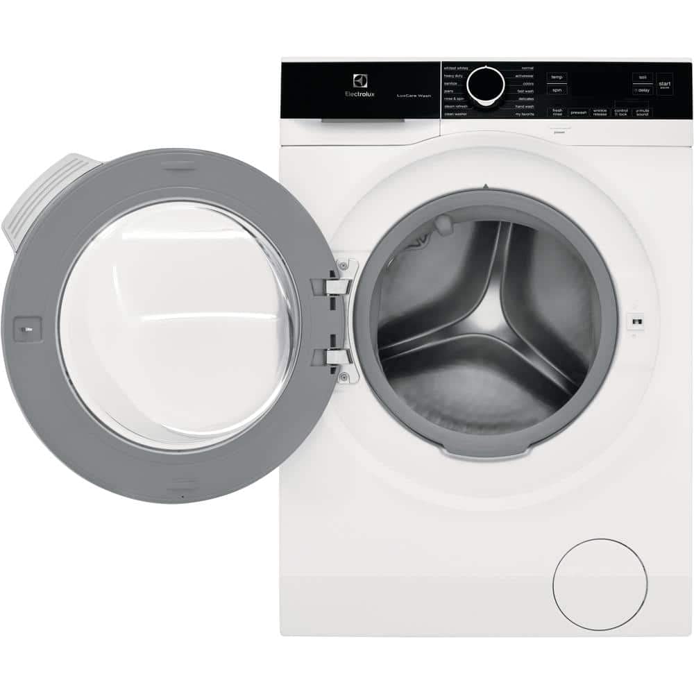 Electrolux 24 in 2.4 cu. ft. Compact Stackable Front Load Washer in White with LuxCare Wash and Steam Refresh