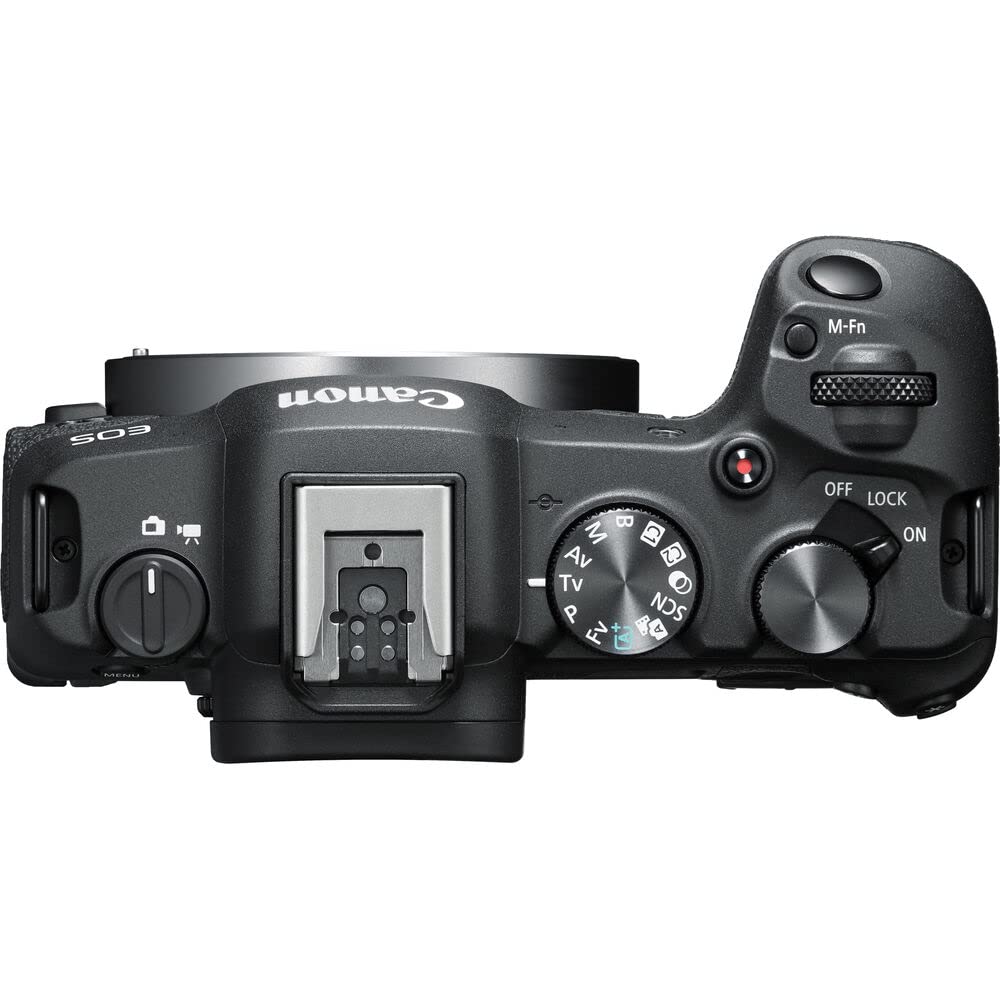 Canon EOS R8 Mirrorless Camera | 24.2MP Full Frame Sensor 4K 60p Video | Compact Lightweight Hybrid Camera for Travel and Content (5803C002) + Canon RF 50mm f/1.8 STM Lens + 64GB Card + Bag