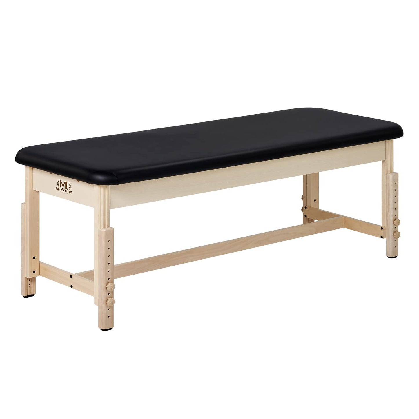 MT Harvey Treatment Stationary Massage Table for Clinic,Massage and Acupuncture(Black)