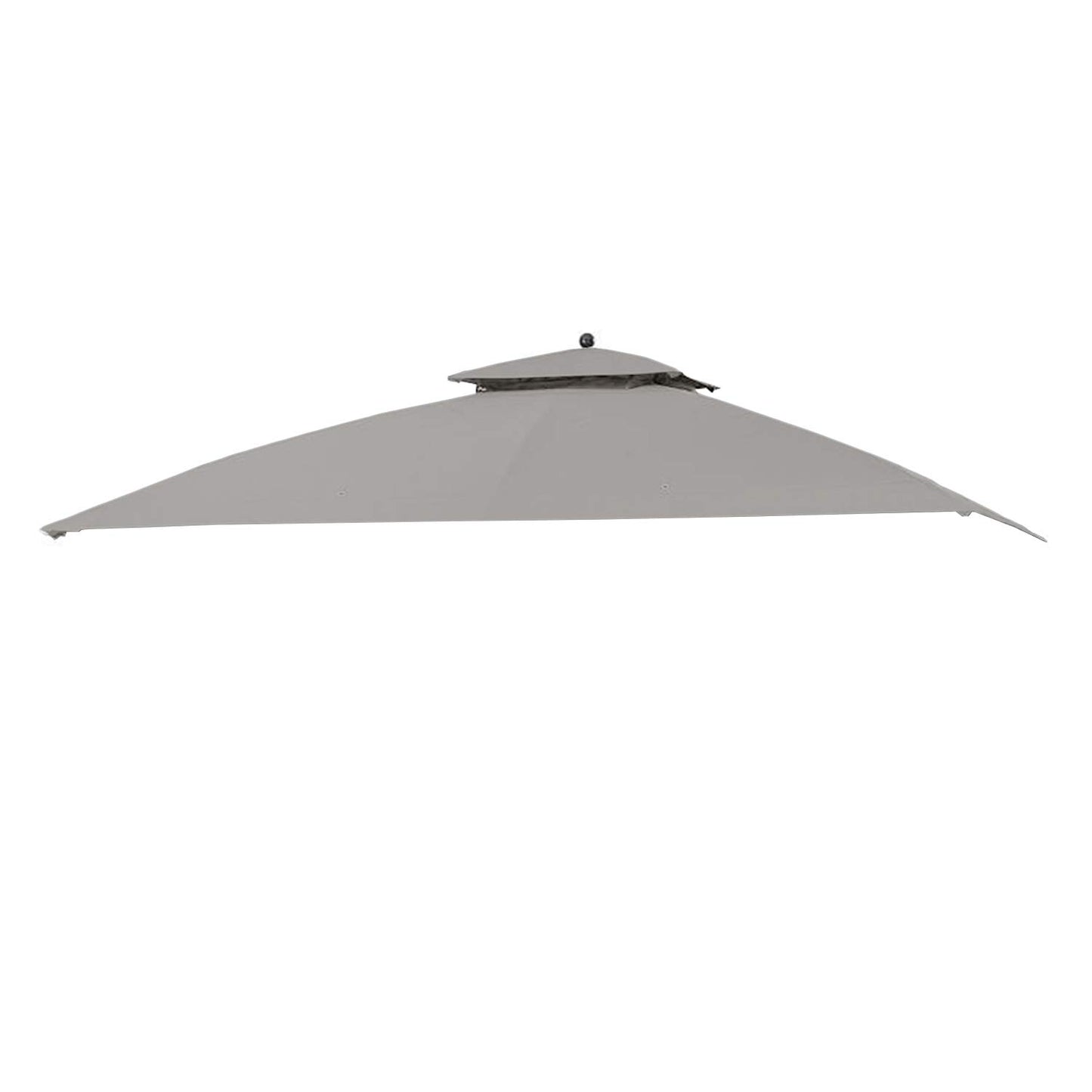 Garden Winds Replacement Canopy for The Pinehurst Dome Gazebo - Riplock 350 - Slate Gray