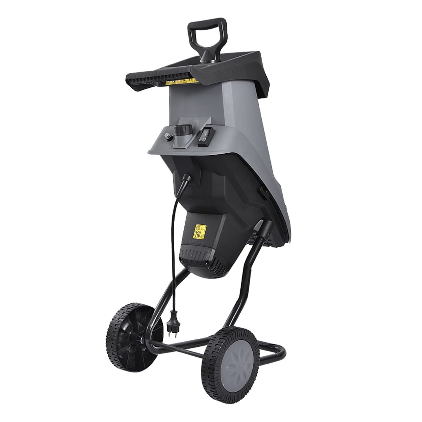 HT6533 Powerful Wood Chipper Branch Crusher Electric Breaking Machine 2400W Tree Branch Crushing Machine Garden Tool With Efficiency And Precision(With 10M Power cord)