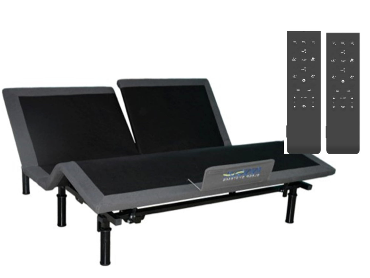 New Rooms Regent King Split Head Adjustable Bed with Massage and Zero Gravity. Designed for Flex Head, Split Head, or Flex Top Mattresses