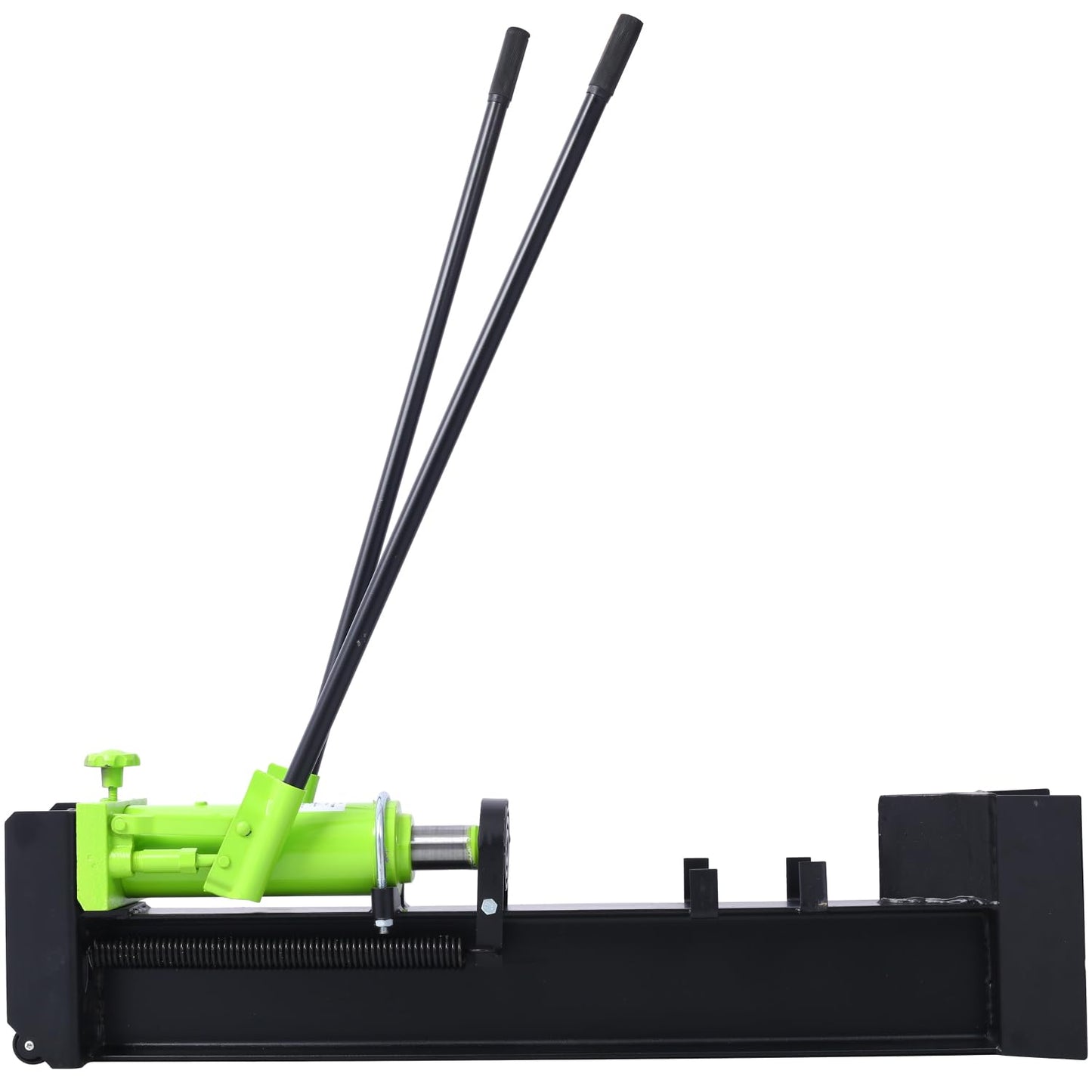 10 Ton Horizontal Log Splitter - Steel Blackish Green - Powerful Labor-Saving Machine - Durable Outdoor Use - Efficient Log Splitting