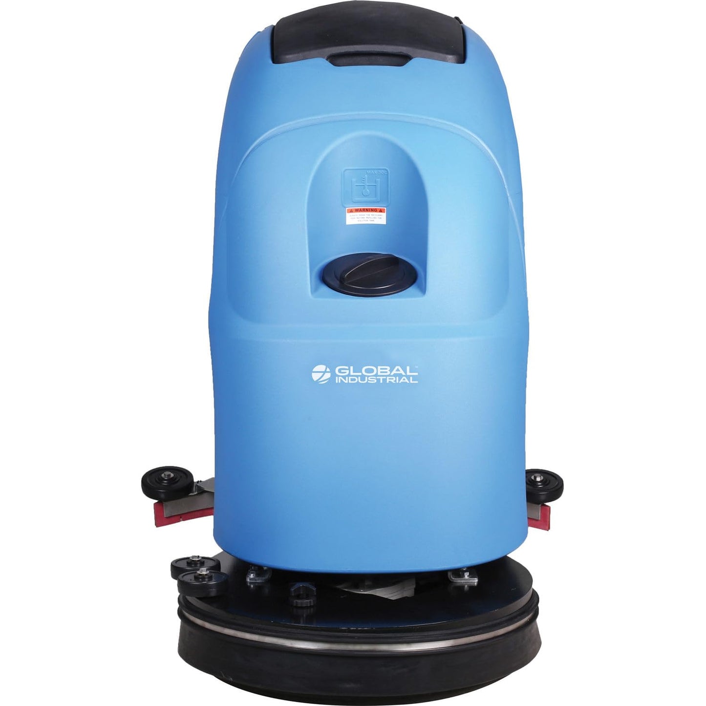 Global Industrial Commercial & Industrial Auto Walk-Behind Floor Scrubber, 20" Cleaning Path, Battery Powered, 15 Gallon Solution Tank, 17 Gallon Recovery Tank
