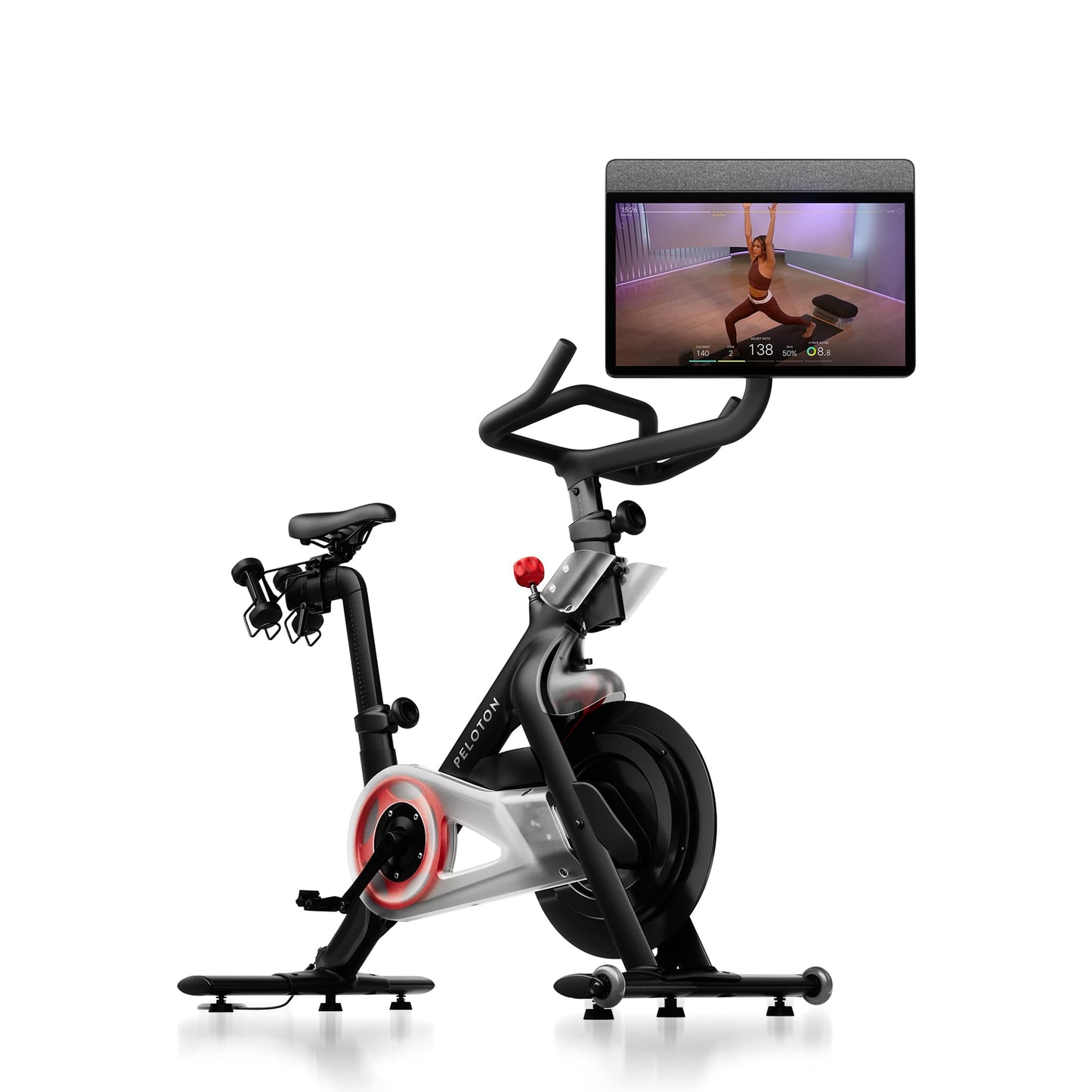 Peloton Exercise Cross Training Bike, Indoor Stationary Spin Bike for Home Workouts, Space-Friendly Exercise Equipment for Cardio and strength Workout & Indoor Cycling