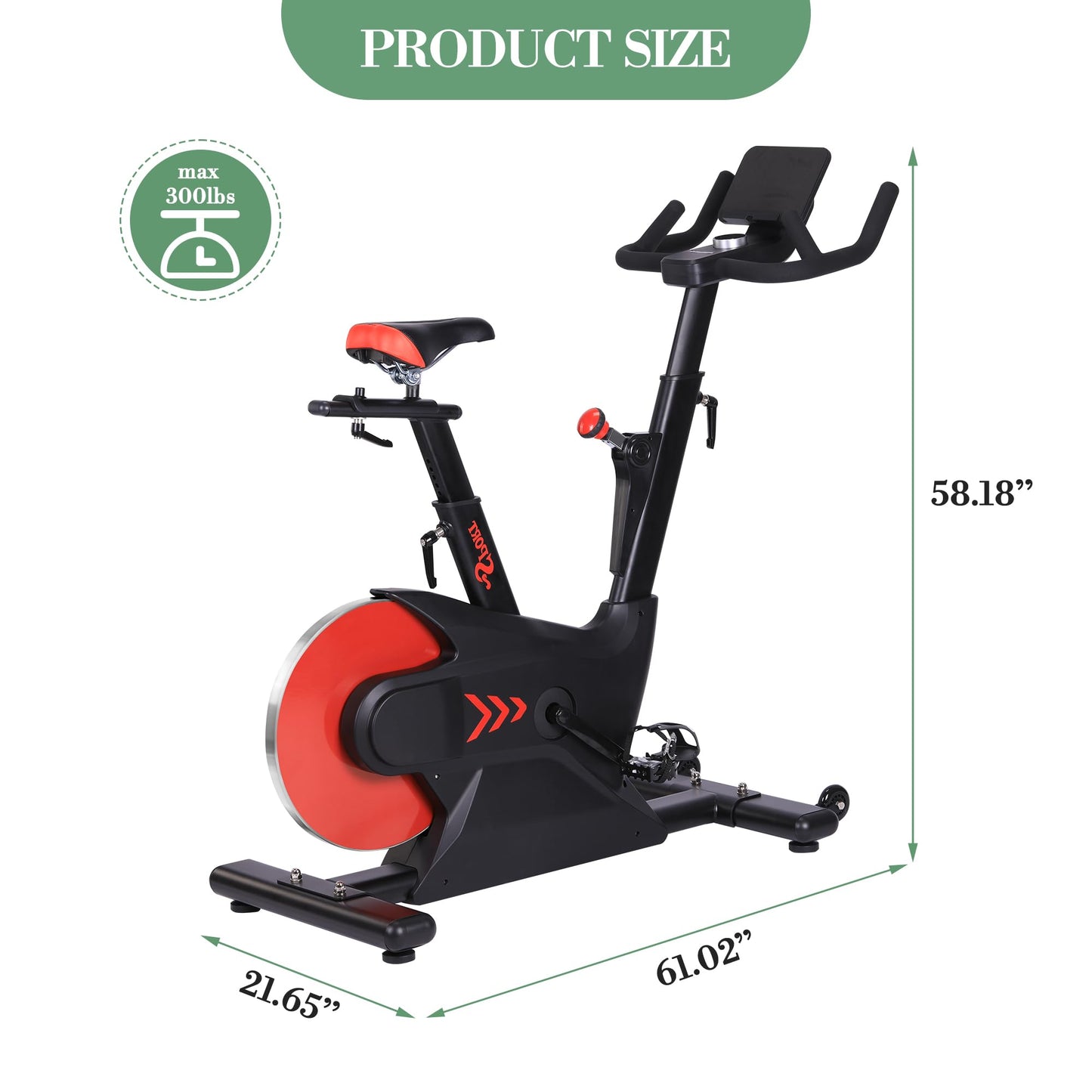 Exercise Bikes for Home, Low Noise Indoor Cycling Bike with 28 LB Rear Flywheel, Stationary Bicycle with App& LCD Monitor & Upgraded Seat Cushion for Home Cardio Workout