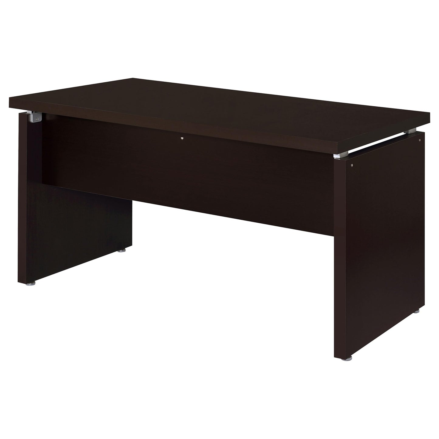 Coaster Home Furnishings - Skylar - Engineered Wood - 55-Inch L-Shape Computer Desk with Slide-Out Keyboard Tray, Mobile File Cabinet, and Metal Extension Glides - Home Office - Cappuccino - 800891