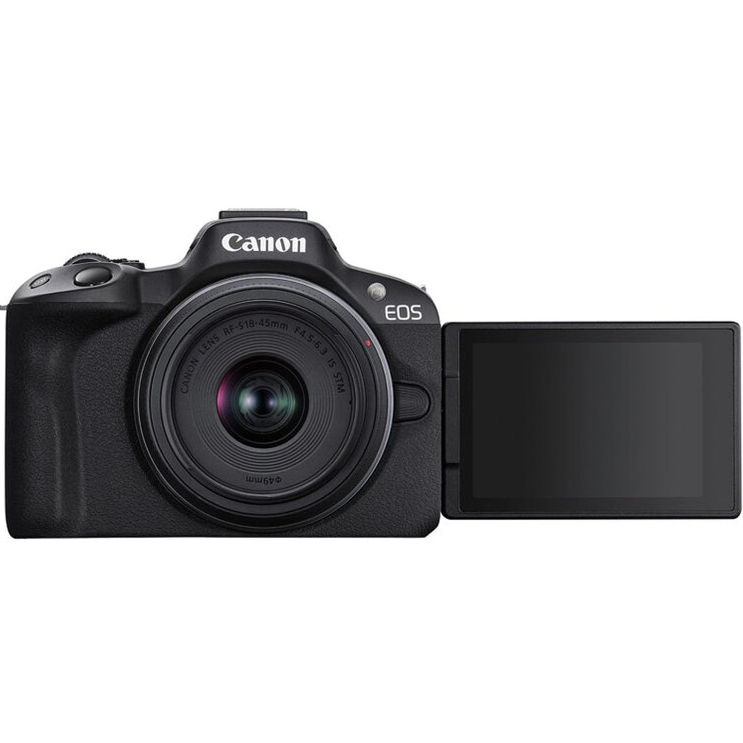 Canon EOS R50 Mirrorless Camera with 18-45mm & 55-210mm RF-S Lenses | 24.2MP APS-C Sensor, Dual Pixel CMOS AF, 4K Video | Compact Hybrid Camera Kit with Shoulder Bag and 128GB Card