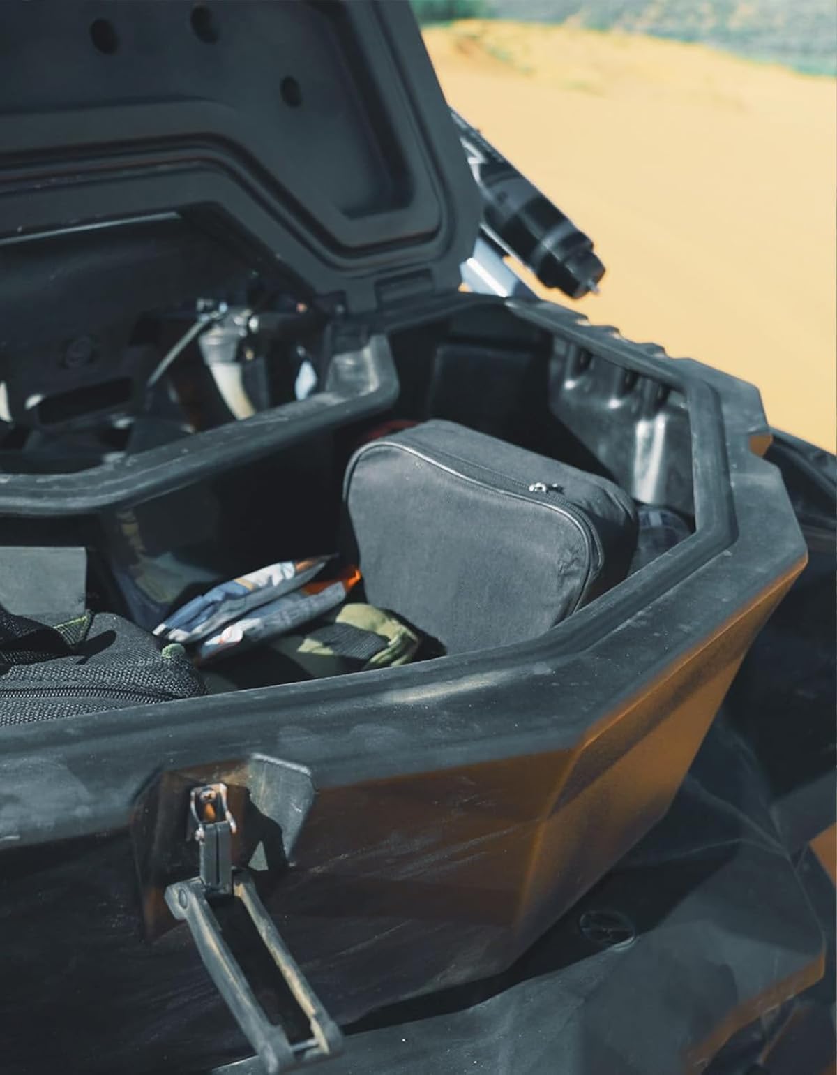 KEMIMOTO X3 Cargo Box, Rear Storage Box Trunk Rack Storage Compatible with Can-Am Maverick X3 Outlander(Except 6x6) Renegade, UTV Accessories, Replace 715004778