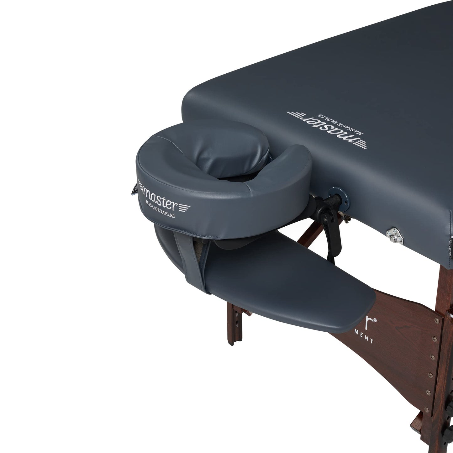 Master Massage Newport 30" Professional Portable Massage Table Package in Royal Blue with Ambient Lighting System