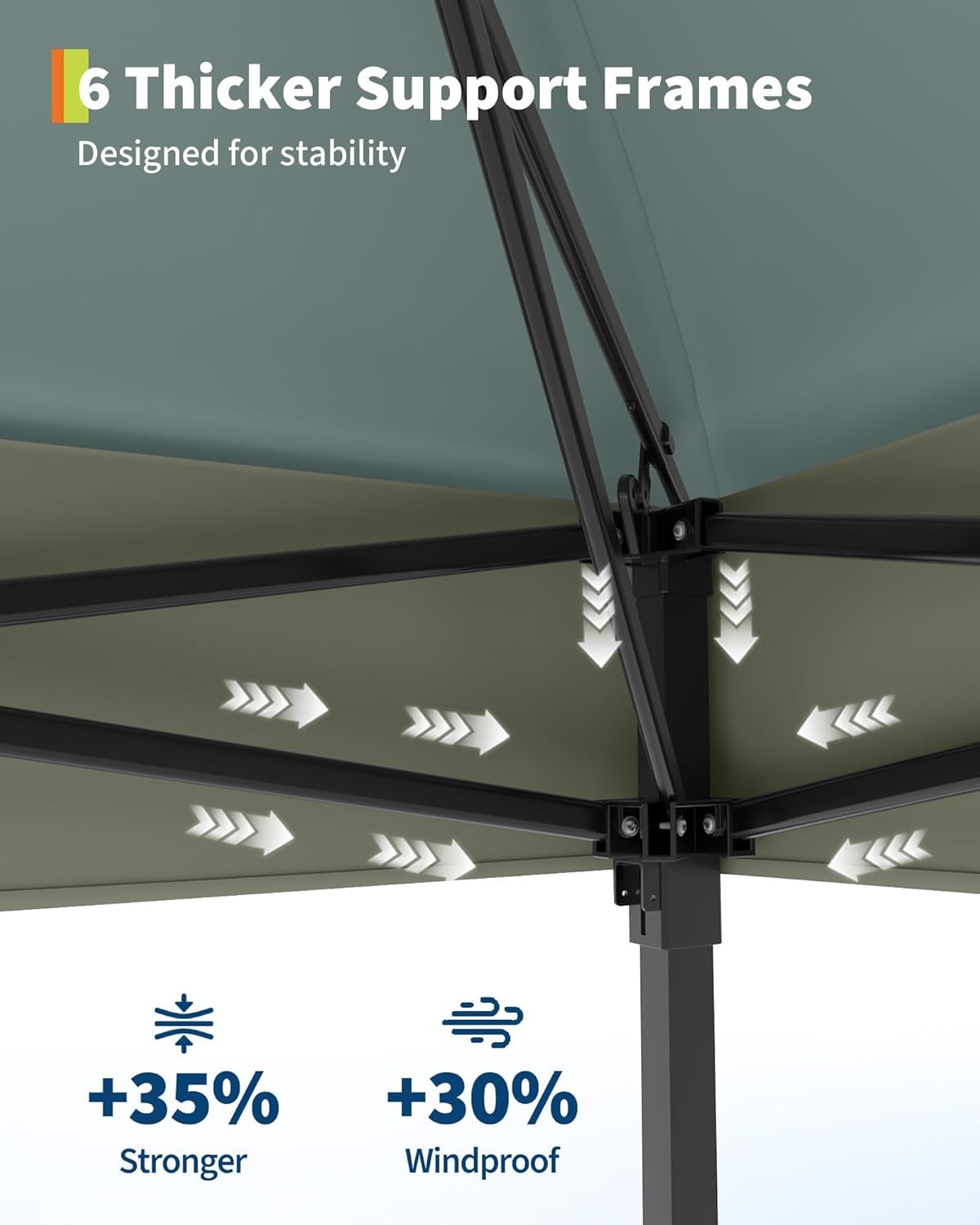GarveeHome Canopy Tent, Pop Up Gazebo One-Push Setup with 4 SandBags, Outdoor Gazebo with Mosquito Netting, Pop up Canopy for Backyard Parties and BBQs & Height Adjustable,12x12 FT, Green