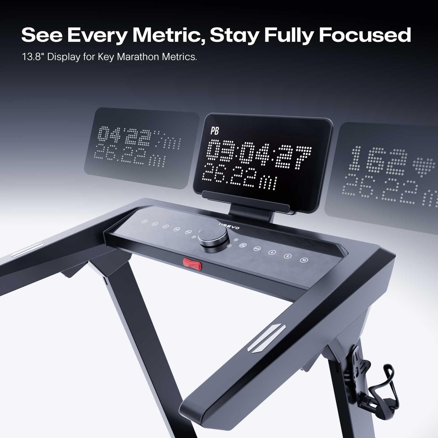 1st Smart Home Treadmill only for Marathoner, UREVO Quiet Treadmills for Home with Dual Brushless 4.0 HP Motorized, 12.5 MPH Foldable Treadmill, 12% Auto Incline, Installation Free