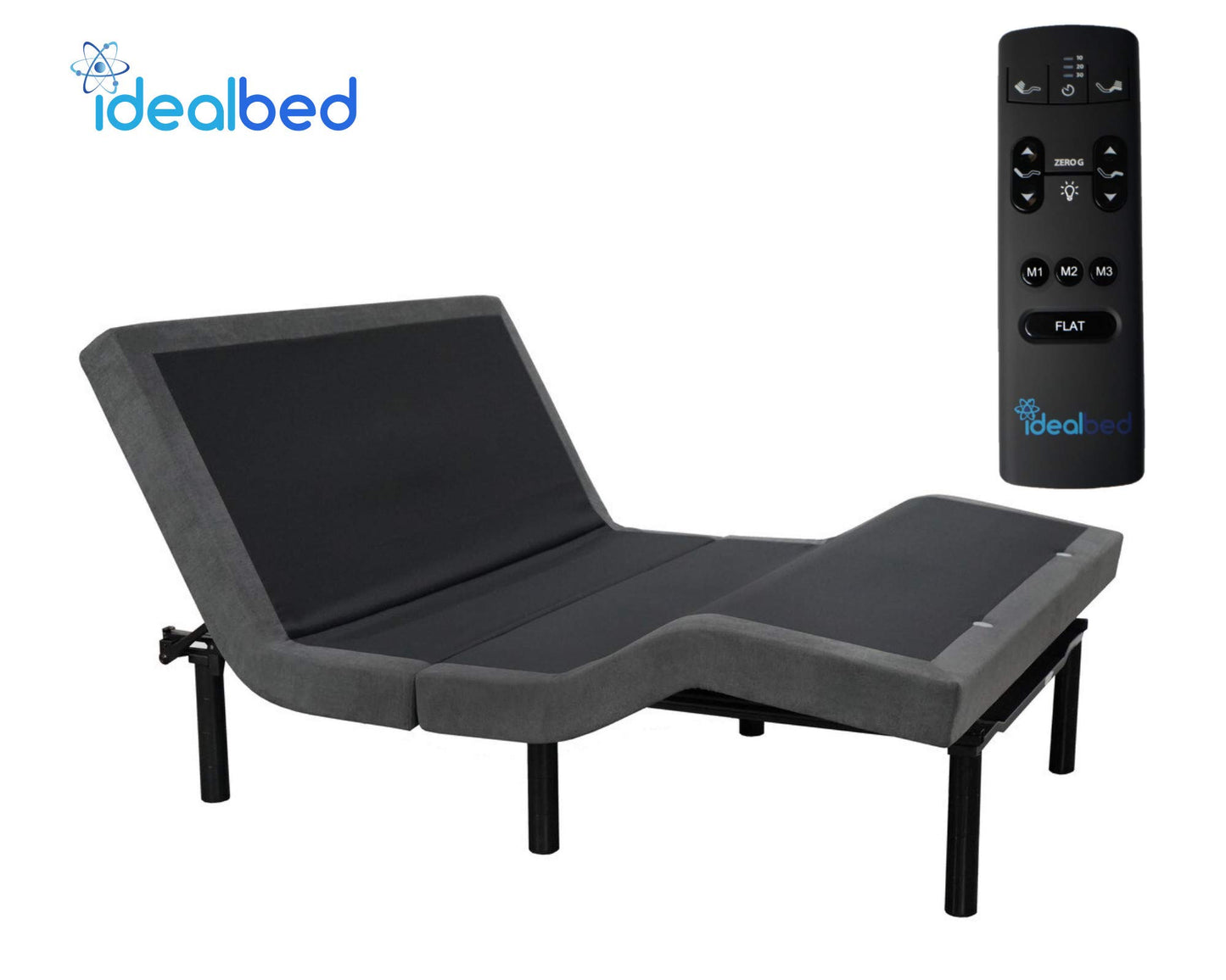 iDealBed 5i Custom Adjustable Bed Base, Wall Hugger, Massage, Zero-Gravity, Dual USB Charger, One Touch Comfort, Programmable Memory, Night Light, Advanced Smooth Silent Motion (Queen)