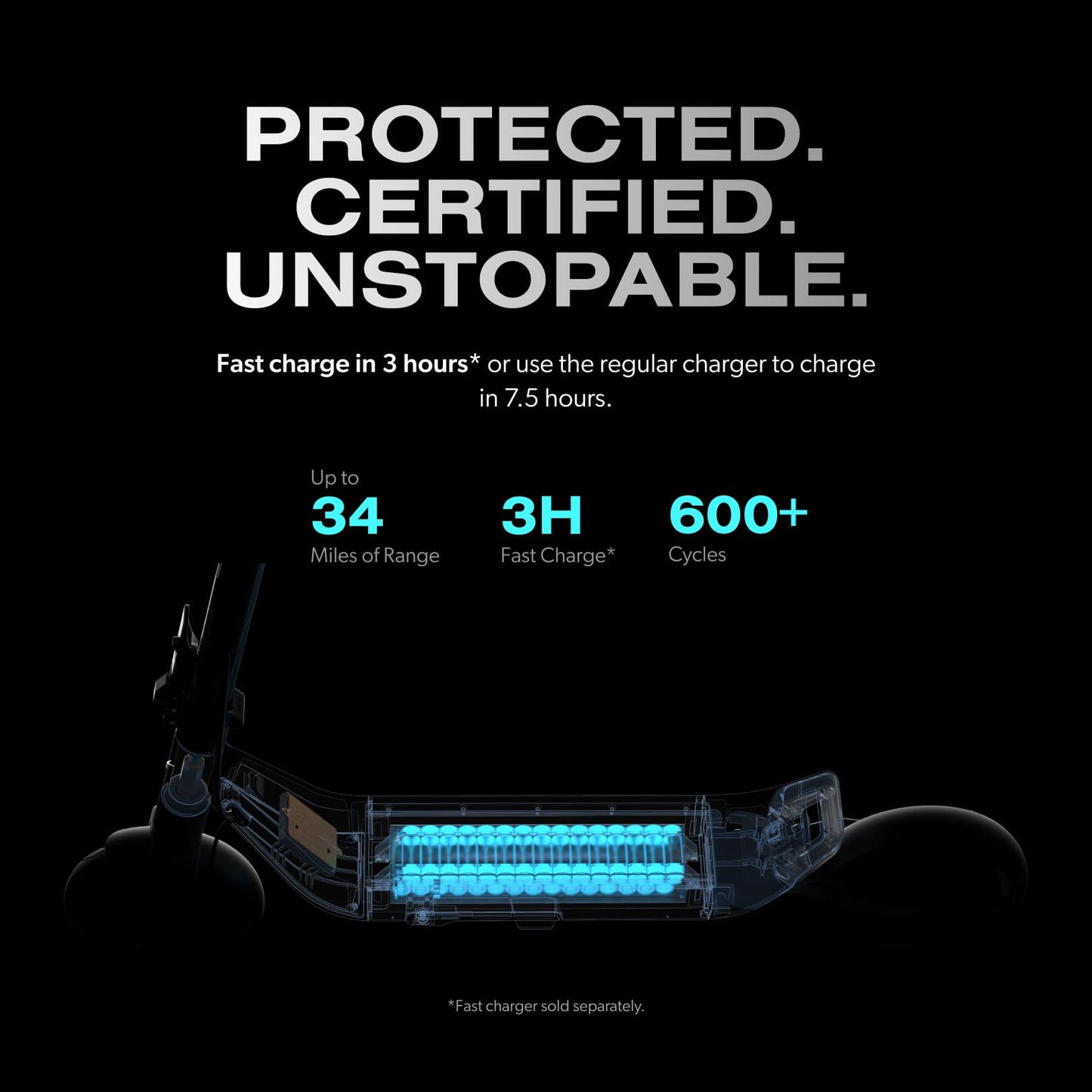 Apollo Go Electric Scooter for Adults with Dual 350W Motors, 28 MPH Top Speed, Up to 30-Mile Range, Airflow Suspension, Self-Healing Tires & 360° Lighting - E Scooter for Powerful All-Terrain Rides
