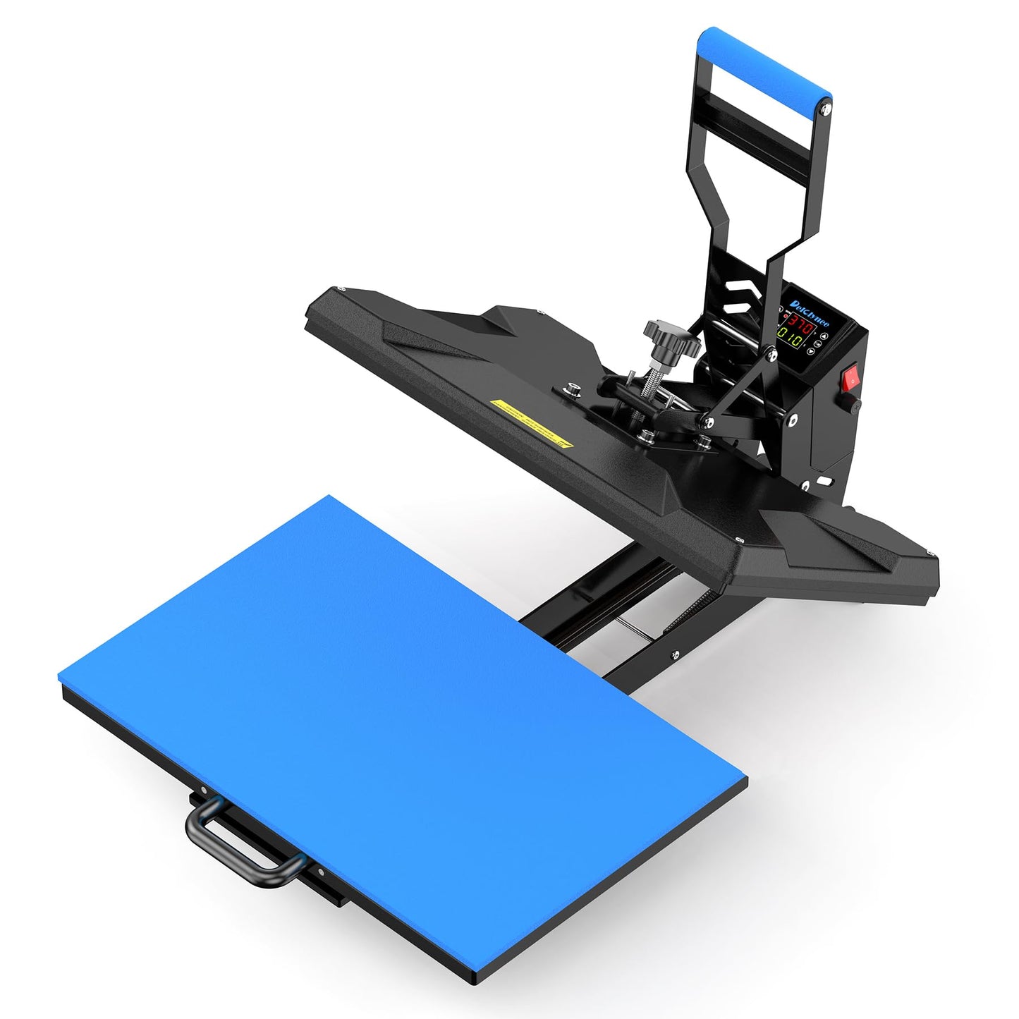Delclynee 16" x 24" Slide Out (12.25") Heat Press Machine for T Shirts, Clamshell Pull Out Lower Platen, Industrial-Quality Digital Sublimation Printer for Heat Transfer Vinyl