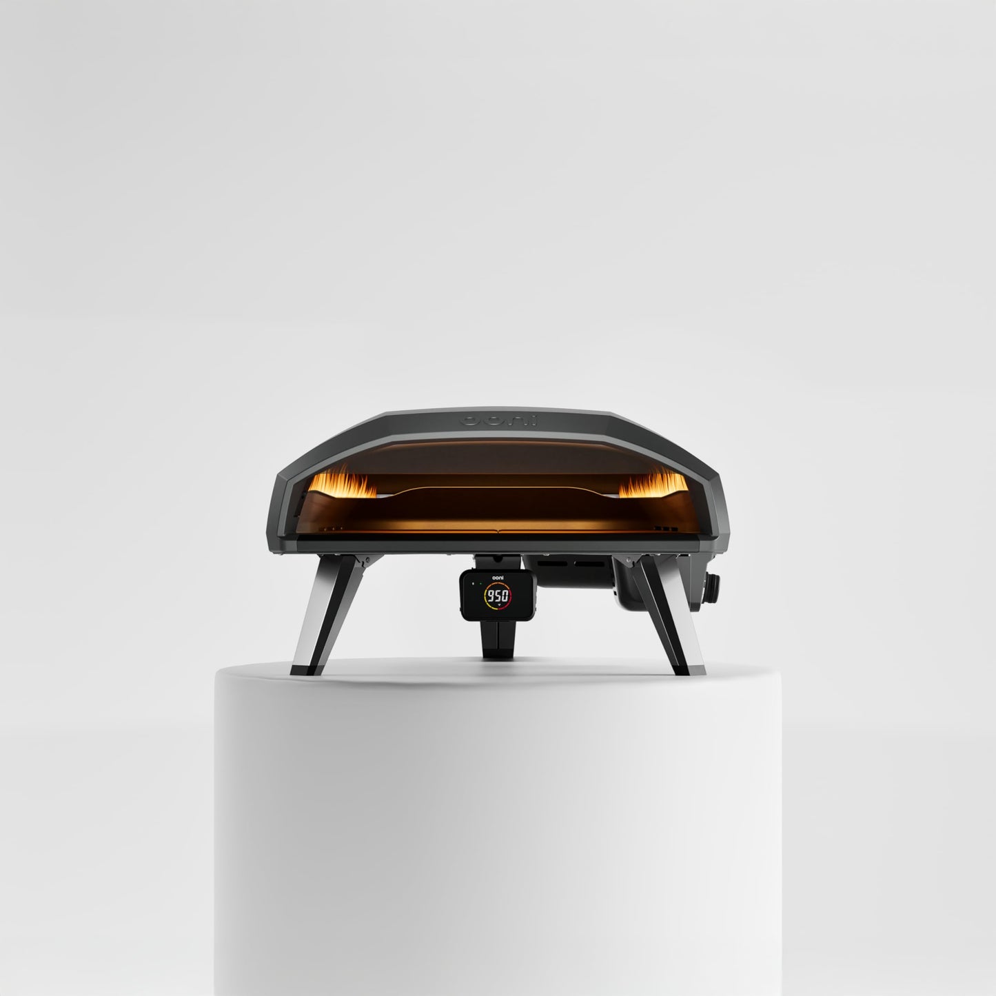 Ooni Koda 2 Pro Propane Gas Pizza Oven – 18" Gas Powered Outdoor Oven with 28 mBar Regulator and Gas Hose, Gas powered Portable Pizza Oven - Slate Blue