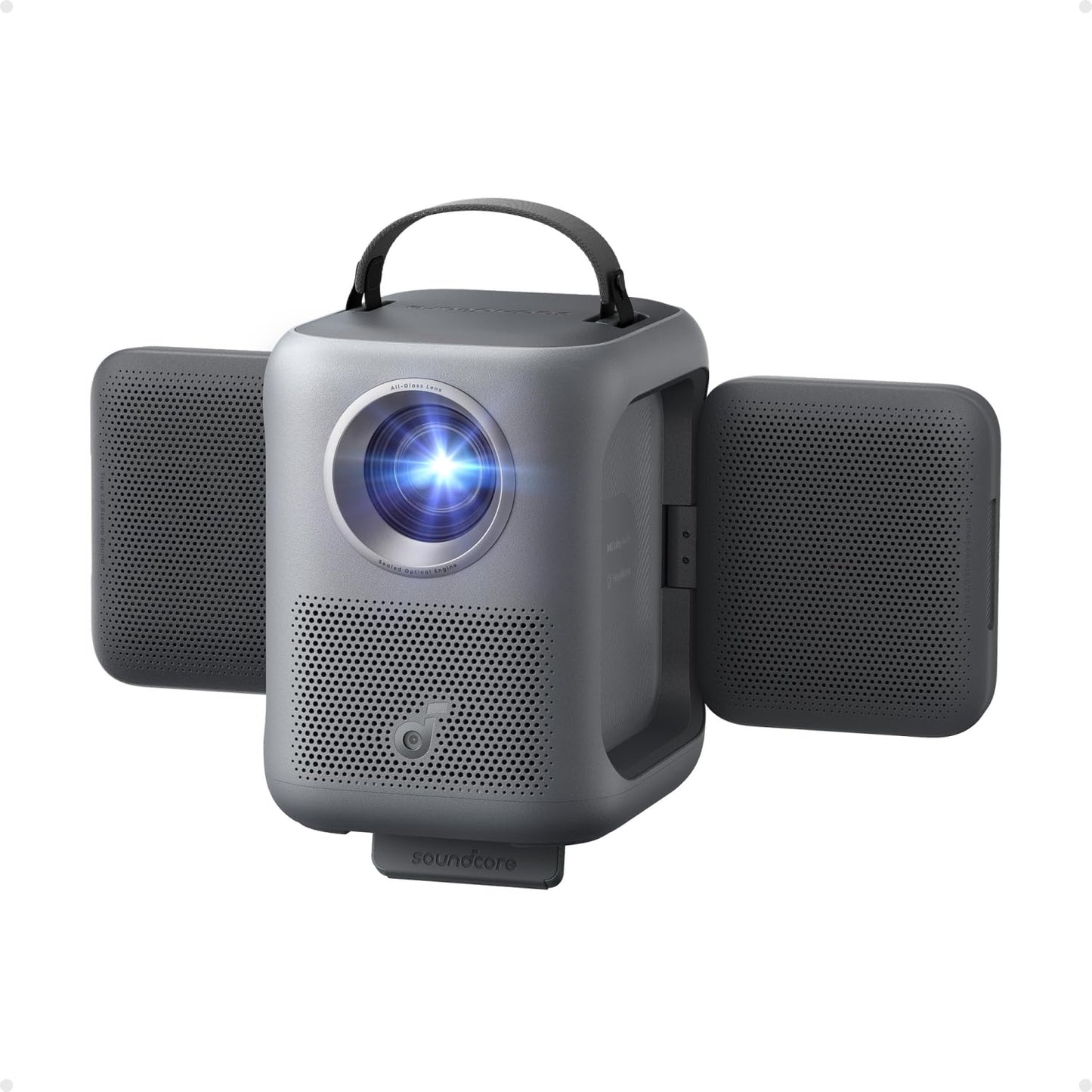 Anker Nebula P1i Portable Projector with WiFi and Bluetooth by soundcore, Flippable Design,1080P FHD, 4K Support, 380 ANSI Lumens, Auto Focus/Keystone, All-Glass Lens, Built-in Speaker