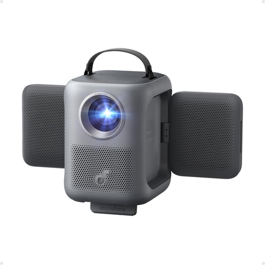 Anker Nebula P1i Portable Projector with WiFi and Bluetooth by soundcore, Flippable Design,1080P FHD, 4K Support, 380 ANSI Lumens, Auto Focus/Keystone, All-Glass Lens, Built-in Speaker