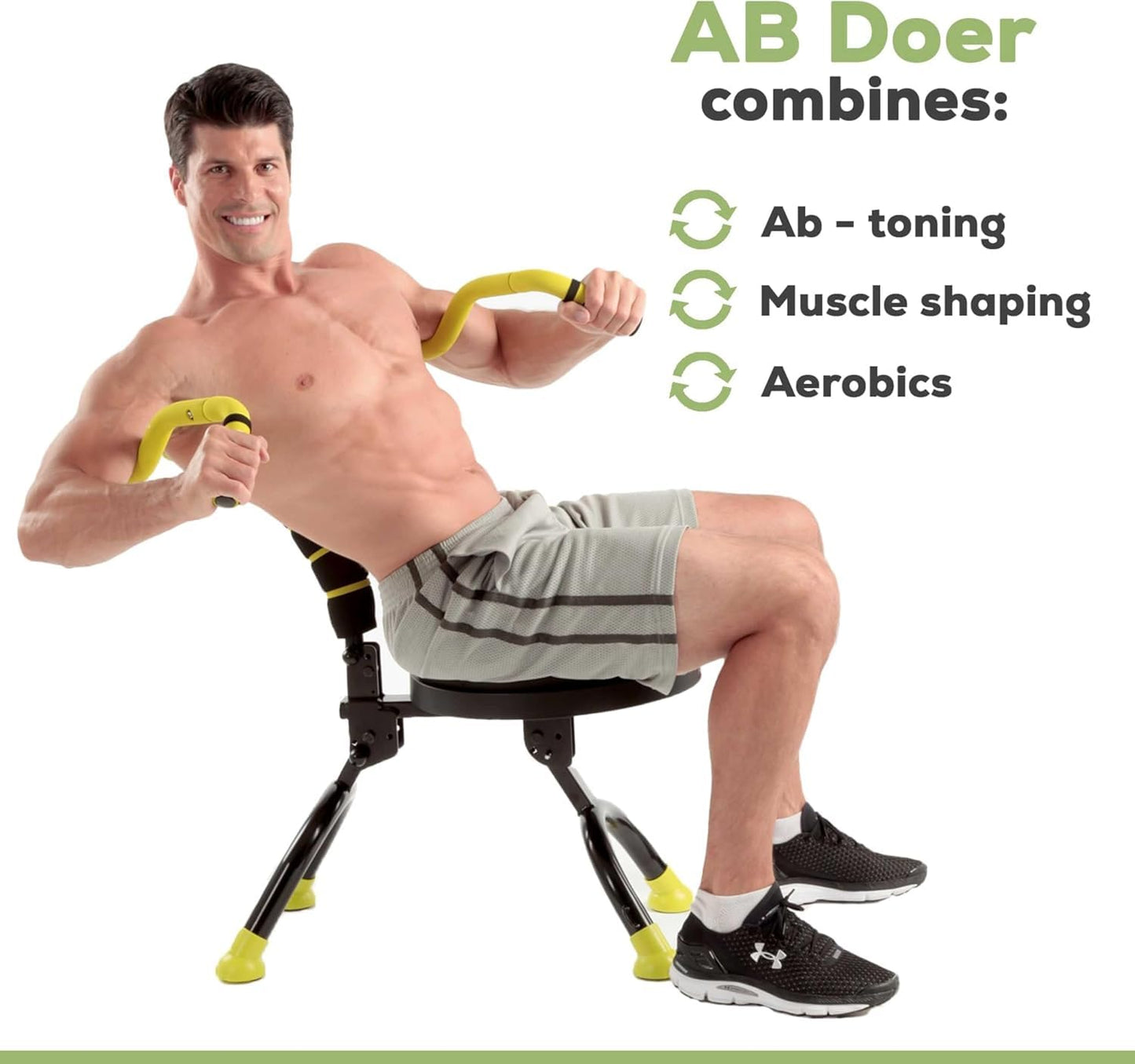 AB Doer 360 Ab Fitness Machine System - PRO Kit -Provides An Abdonimal And Muscle Activating Workout with Aerobics to Burn Calories and Workout