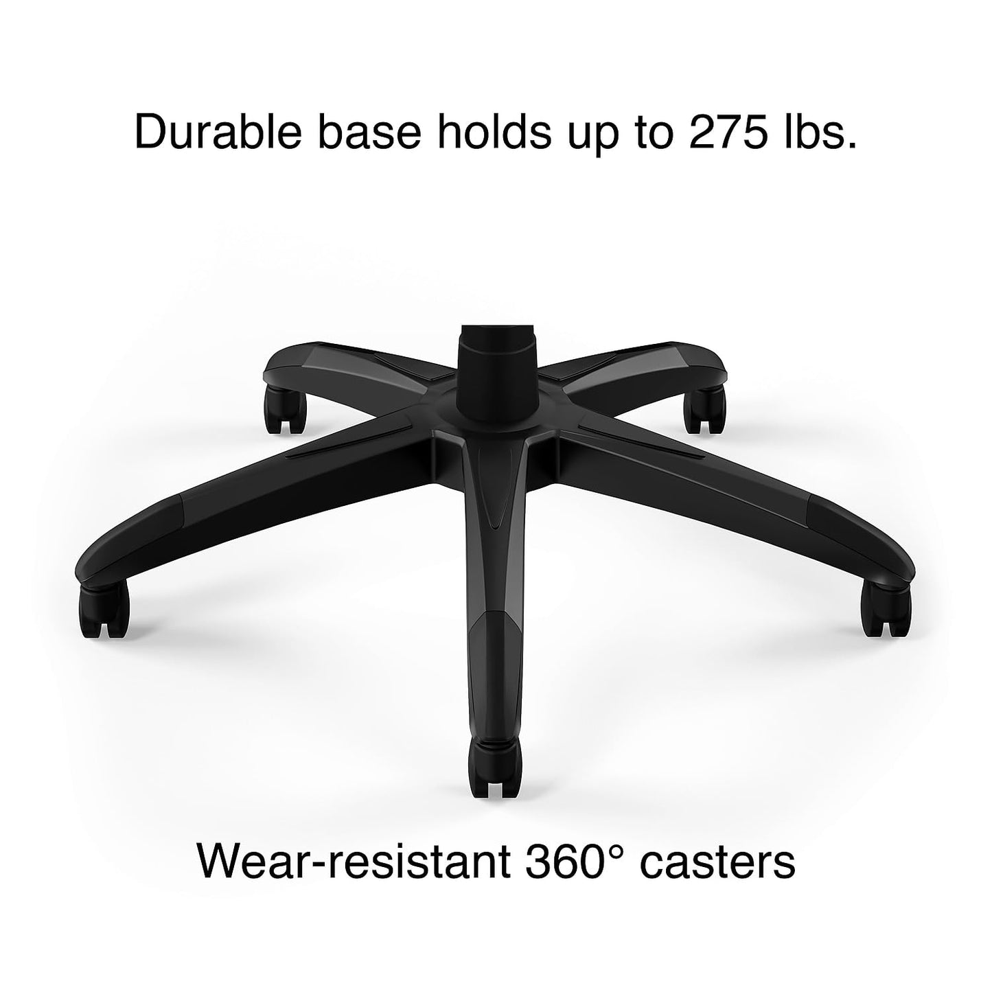 STAPLES Emerge Vortex Gaming Chair, Ergonomic, Adjustable Height, Swivel, Black
