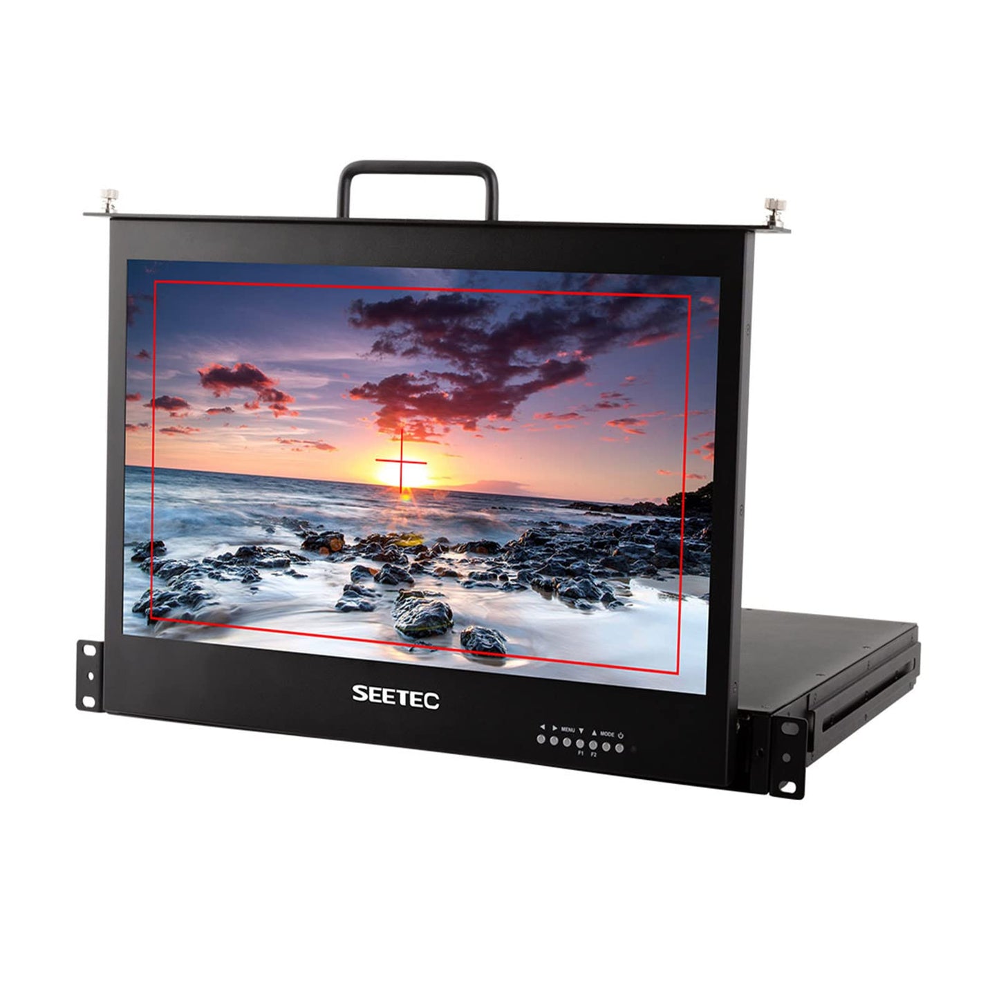 SEETEC 17.3 Inch 1RU Pull Out Rack Mount Monitor Full HD 1920x1080 SC173-HSD-56(HDMI/SDI)