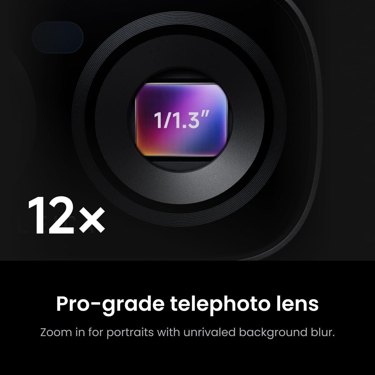Insta360 Luna Ultra - 8K Vlogging Camera with Dual Leica Lenses, 12× Zoom, 1" Sensor, Detachable 2" Touchscreen, Triple AI Chip, Pocket Gimbal Camera for Vlog Photography-Cosmic Black