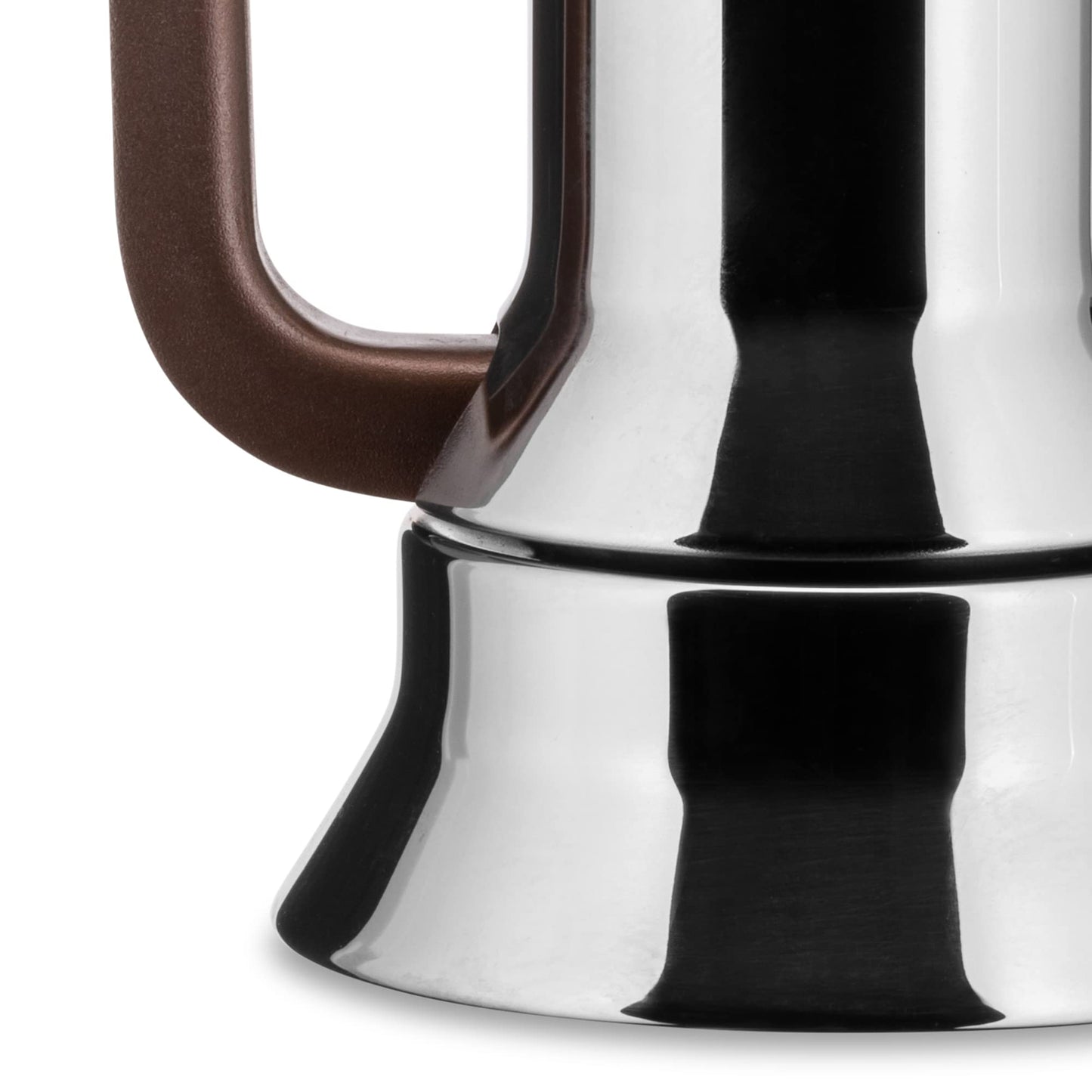Alessi 9090/6 - Design Stovetop Espresso Coffee Maker, 18/10 Stainless Steel, Mirror Polished, 6 cups