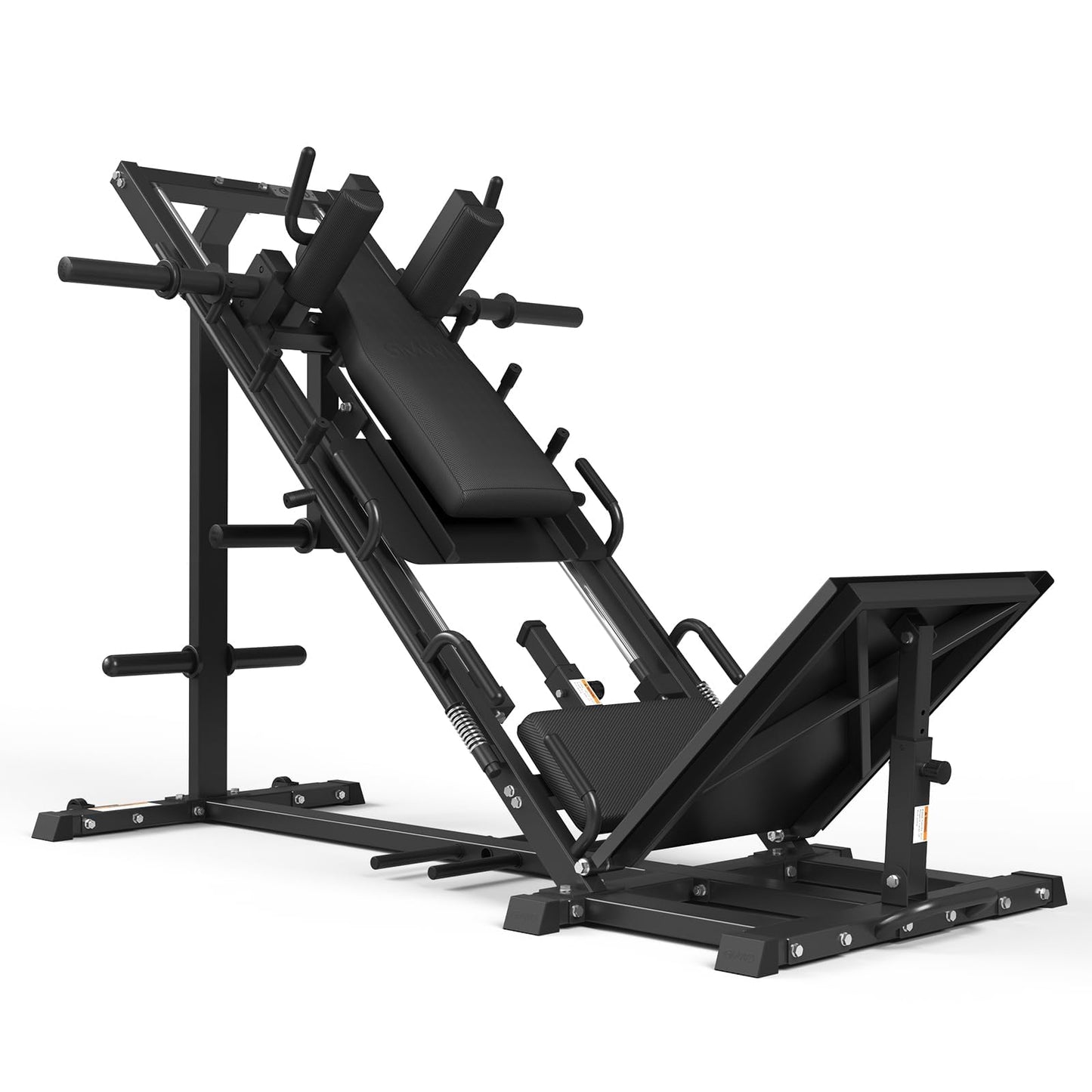 GMWD Leg Press Hack Squat Machine Combo, Professional Adjustable Leg Press Machine for Home Gym with Linear Bearing, Hack Squat Machine with Weight Storage, Leg Machine for Full Lower Body Workout