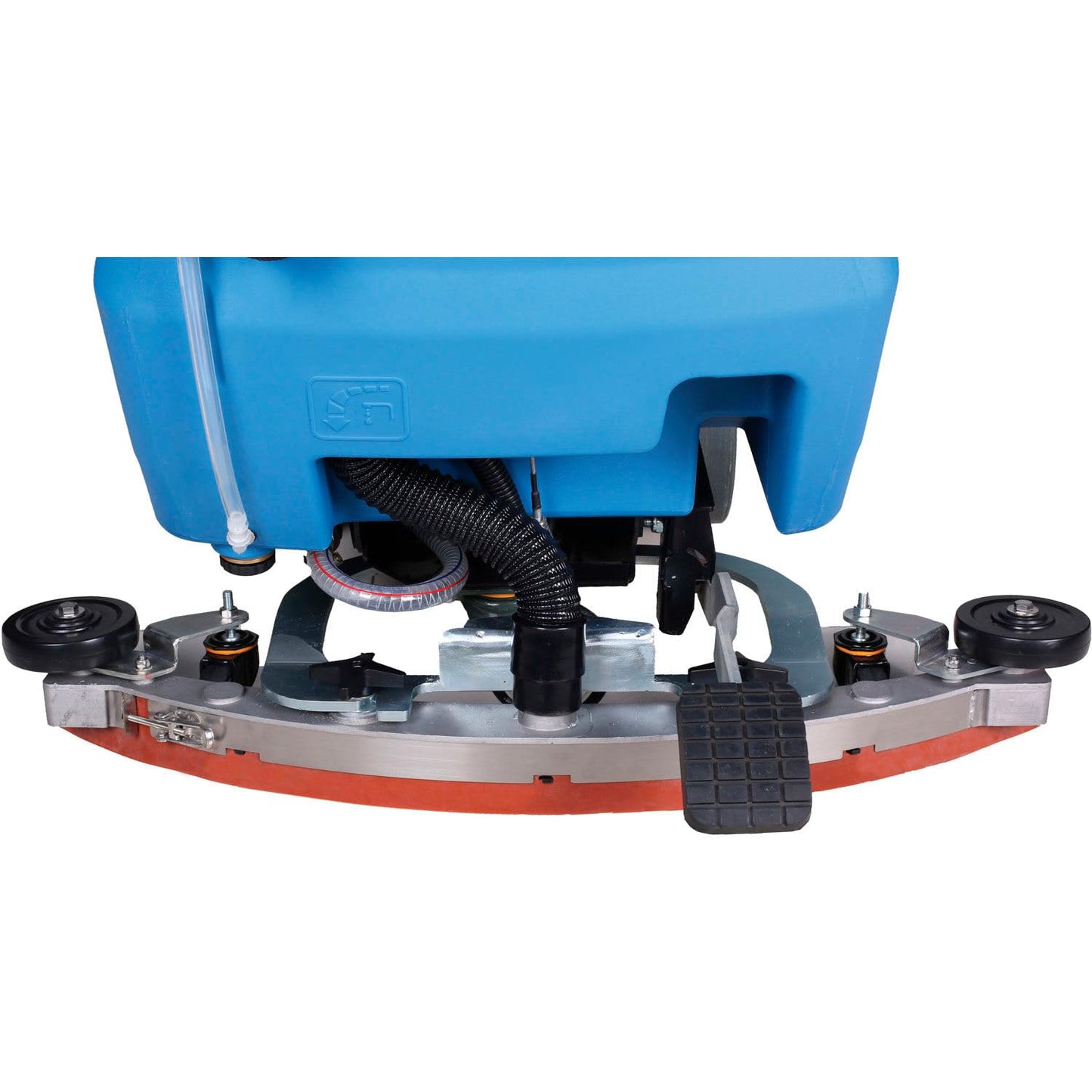 Global Industrial Commercial & Industrial Auto Walk-Behind Floor Scrubber, 20" Cleaning Path, Battery Powered, 15 Gallon Solution Tank, 17 Gallon Recovery Tank
