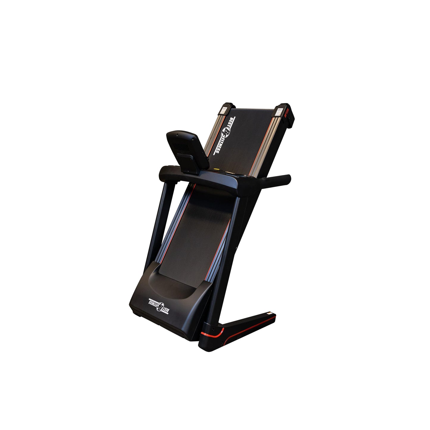 Body-Solid (BFT25) Foldable Incline Treadmill, Home and Commercial Gym Equipment for Jogging & Walking with 300 lbs. Weight Capacity, Speed Range 0.6-10 mph, Midnight Black
