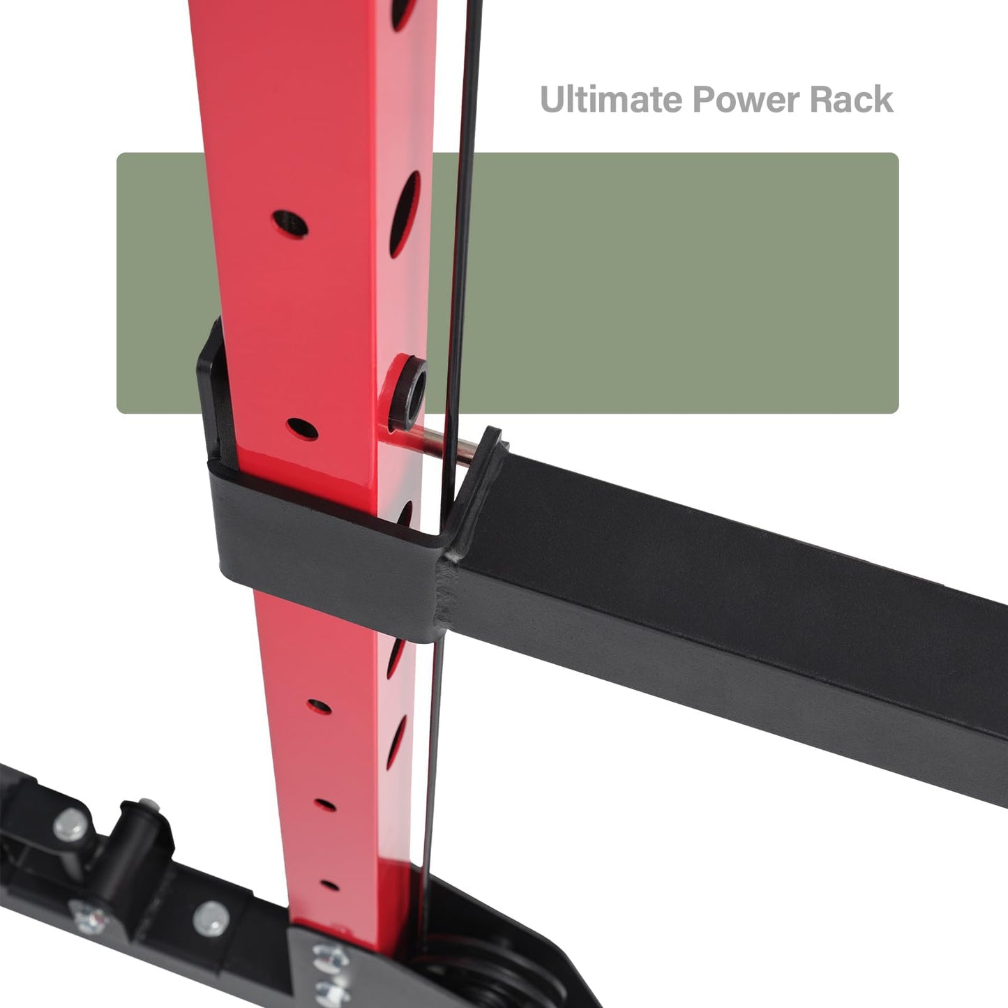 MAJOR FITNESS Drone1 Power Cage - Multi-Function Power Rack for Home Gym (Power Cage Only, Red)