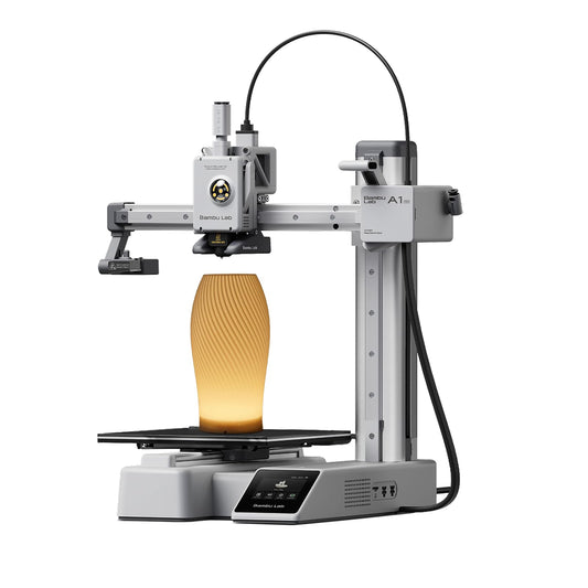 Bambu Lab A1 mini 3D Printer + LED Lamp Kit, Set Up in 20 Mins, High Speed & Precision, Full-Auto Calibration & Active Flow Rate Compensation, ≤48 dB Quiet FDM 3D Printers