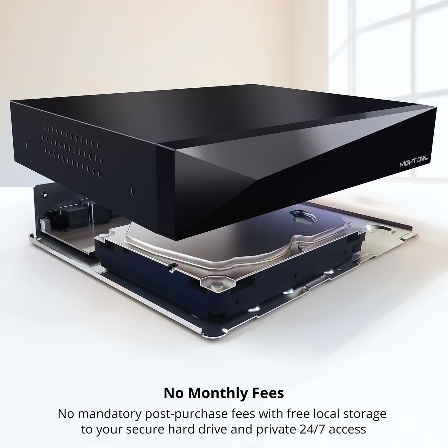 Night Owl SP 2-Way Audio 12 Channel 2K DVR with 1TB Hard Drive - Add up to 12 Total Devices