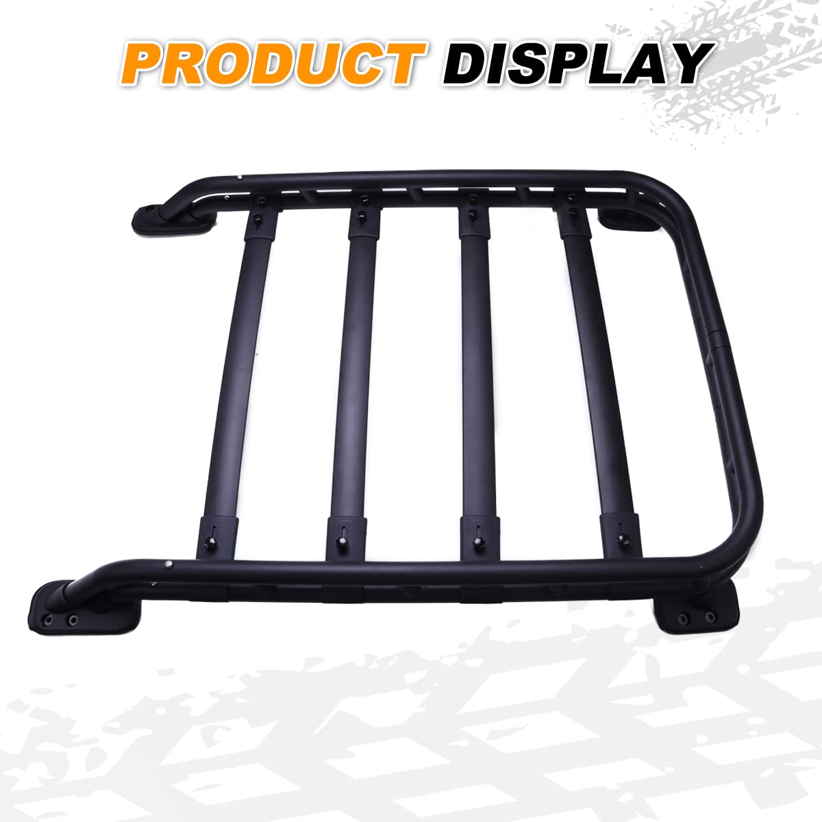 Snailfly Roof Rack Basket Fit for 2010-2024 Toyota 4Runner Rooftop Luggage Cargo Carrier Extra Bar Replacement