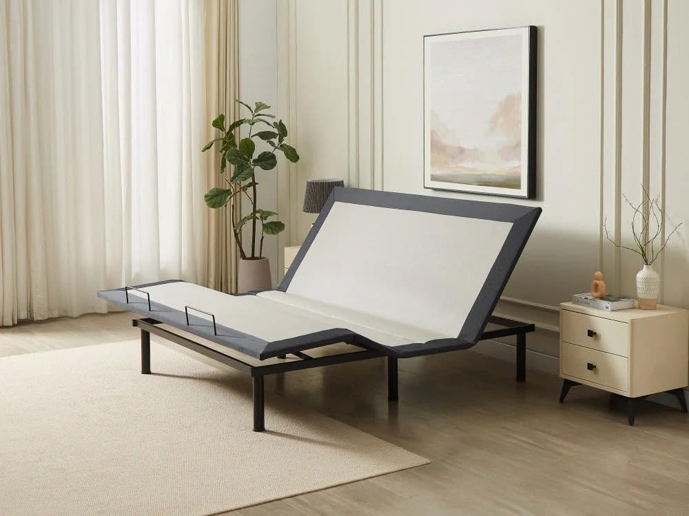 Smart Flex FLEXBED USA SF400 Adjustable Bed Frame, 1000 lb Capacity, Metal Frame, Wireless Remote, USB Charging, Multiple Sizes (King (U.S. Standard))